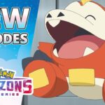 Liko e Roy em Pokémon Horizons Temporada 3 Rising Hope Part 3
